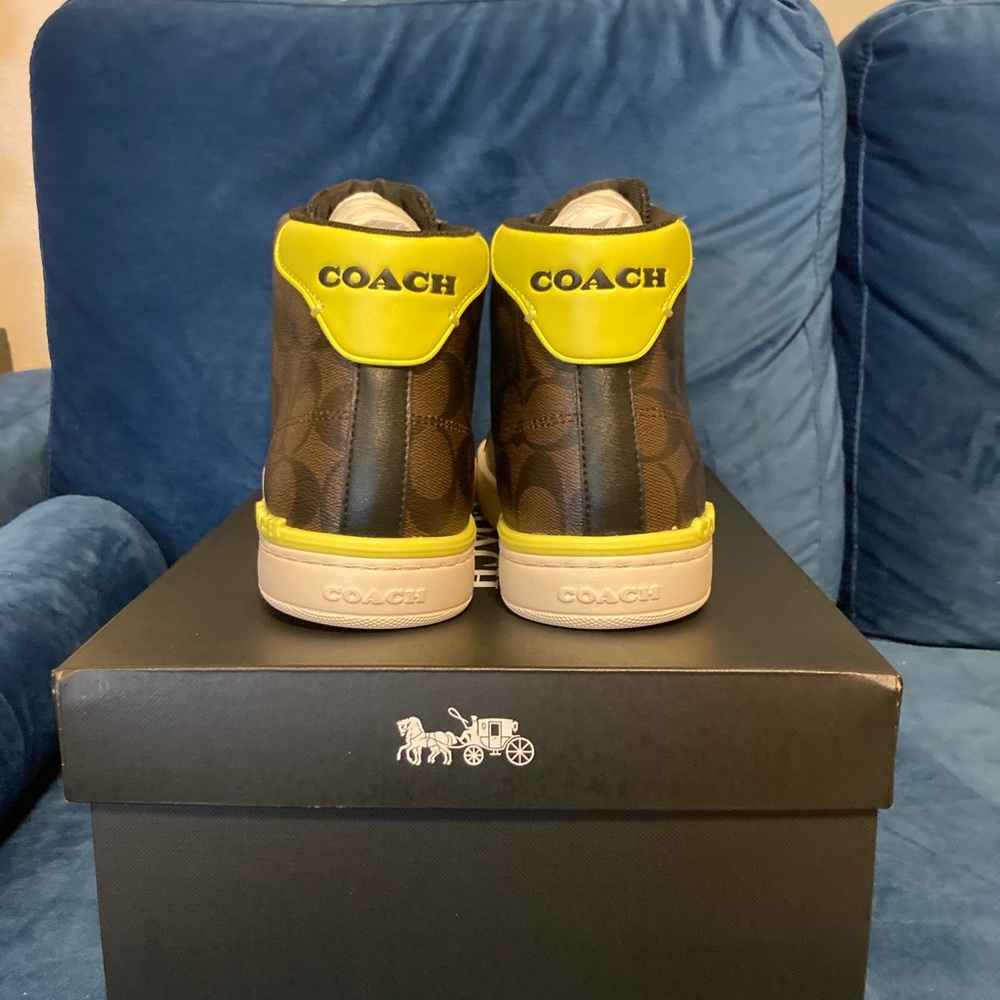 NWB COACH HIGH TOP SIGNATURE SHOES - Picture 4 of 7